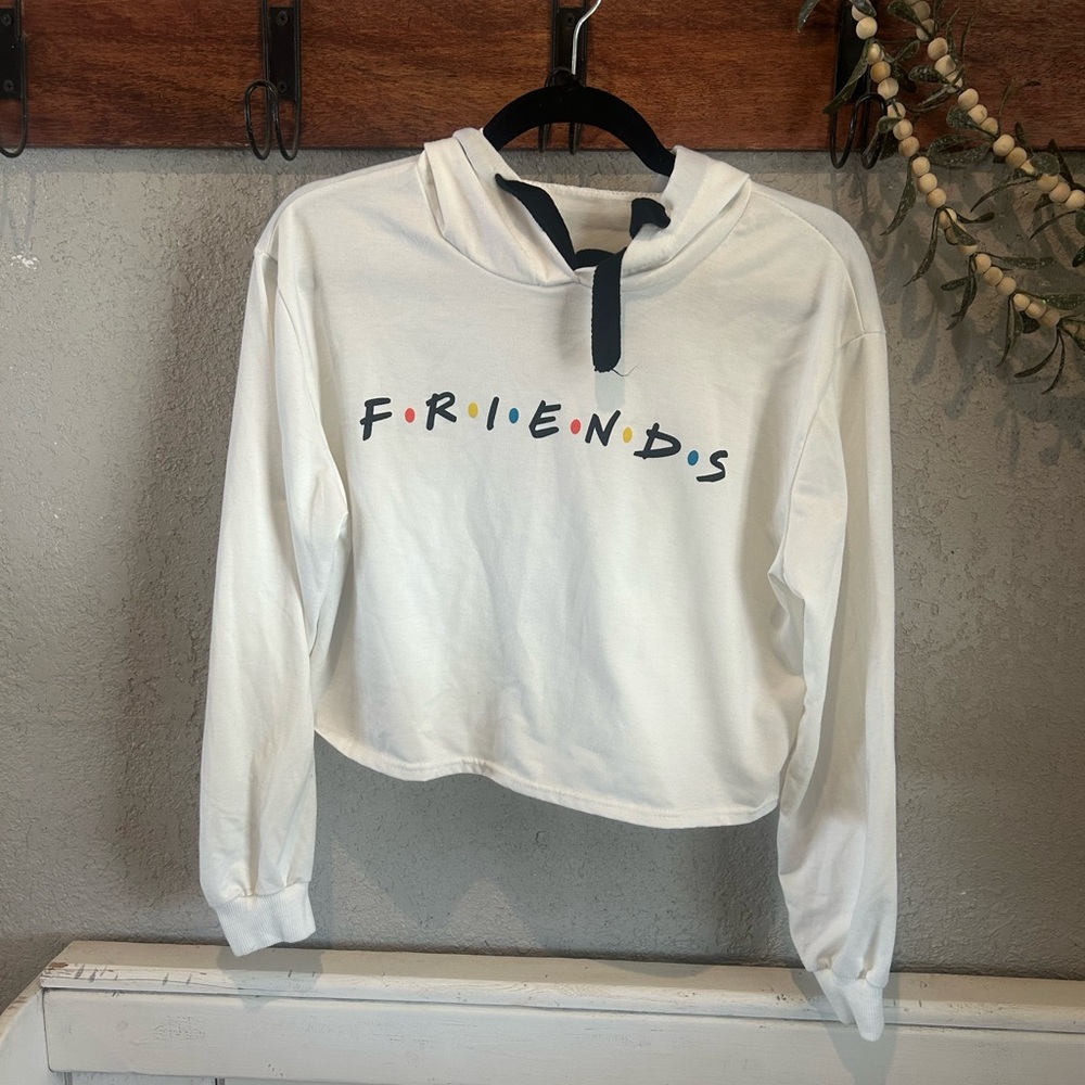 White Friends Hoodie